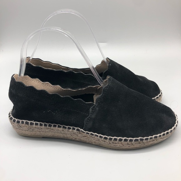 suede espadrille flats